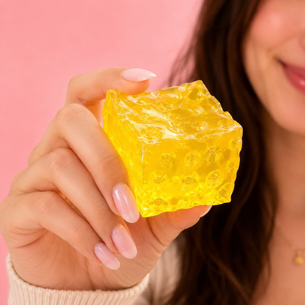 Cheese Cube Stress Relief Squishy