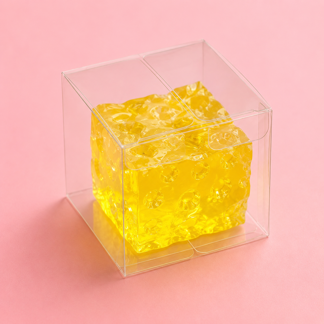 Cheese Cube Stress Relief Squishy